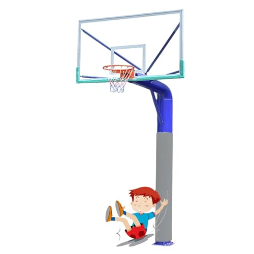 Coussinets de protection pour poteaux de basket 190 cm imperméables et antichocs