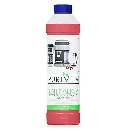 Purivita - Détartrant Liquide 750 ml - Compatible avec Tous les Fabricants 1 Bouteille