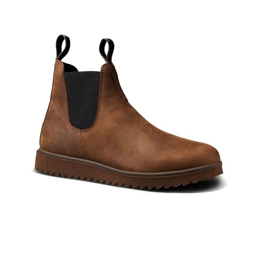 Image of REEF Mens Otis Boot, Premium Leather, Memory Foam Footbed, Lightweight