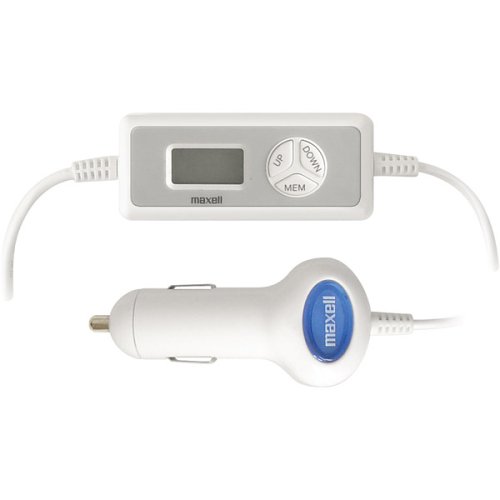 MAXELL P5 Digital FM Transmitter with Auto Power Adapter Maxell