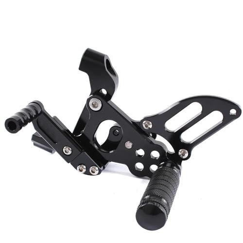 Commandes Reculées Ducati 899 1199 Panigale en Aluminium CNC Noir - 6
