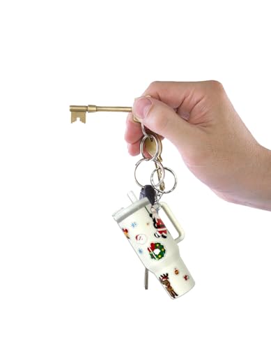 Chaveiro fofo para acessórios Stanley Cup, acessórios fofos de copo, berloques de bolsa de mão para