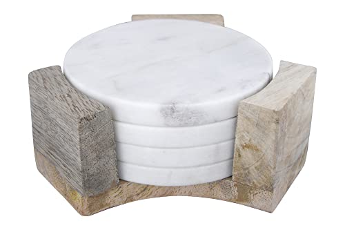 Dessous de verre blanc design coupelle de table salon chic - 2