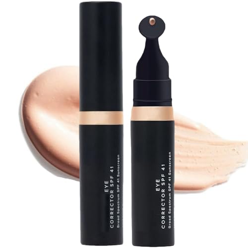 Lu/minous Eye Color Corrector SPF 41 - Anti-Aging Tinted Cream for Dark Circles, Hydrating Serum for Mature Skin (Fair)