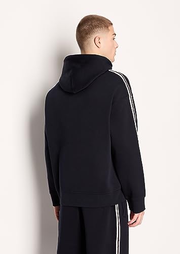 Armani Exchange Men's Bonded Cotton Signature Logo Hoodie Sweatshirt4
