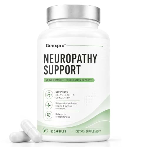 Nerve Savior for Neuropathy Support - Advanced Neuropathy Supplements with 600mg Alpha Lipoic Acid & Benfotiamine - Promotes Nerve Ease for Neuropathy Comfort in Hands Feet & Toes - 120 Capsules