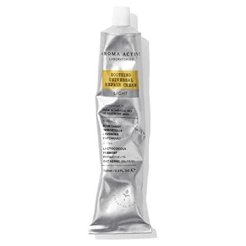 AROMA ACTIVE LABORATORIES Soothing Universal Repair Cream Light 100ml - Smooth Dry Patches, Soothe Irritated & Dehydrated Skin, Quickly Absorbed, All-Purpose, Barrier-Building Cream, Hydrate Cover