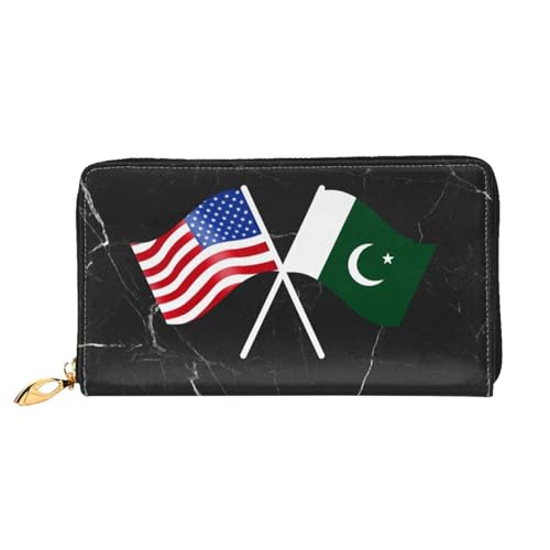 American And Pakistan Flag Wallet Card Bag2