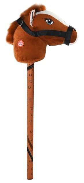 Unibos Aggloz | Hobby Horse Toy with Sounds | Tall Horse on a Stick | Quality Horse Toys | Galloping Sounds | Childrens Toy | for Kid Xmas Gifts Indoor & Outdoor | 71cm