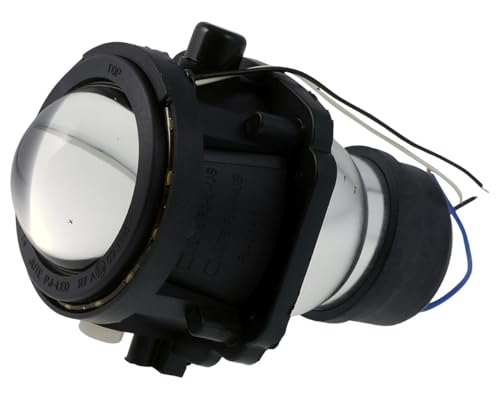 Ellipsoidscheinwerfer H3 Motorrad Abblendlicht mit LED Positionsleuchtenring