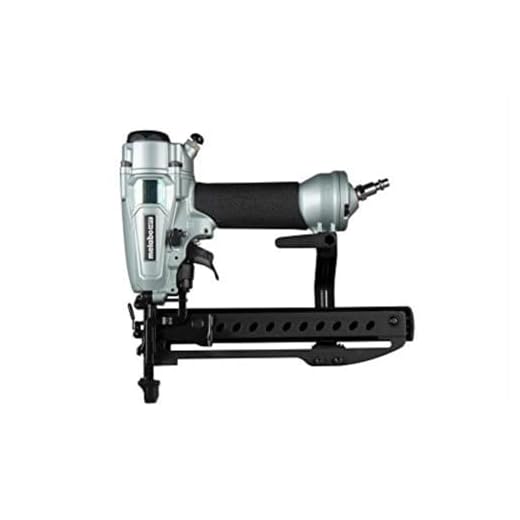 Metabo HPT Finish Stapler, Pneumatic, 18 Gauge, Pro, 1/4-Inch Narrow Crown Staples, 1/2-Inch up to 1-1/2-Inch Staple Length, All-Metal Key Component Construction, Air Duster, Belt Hook, N3804A5