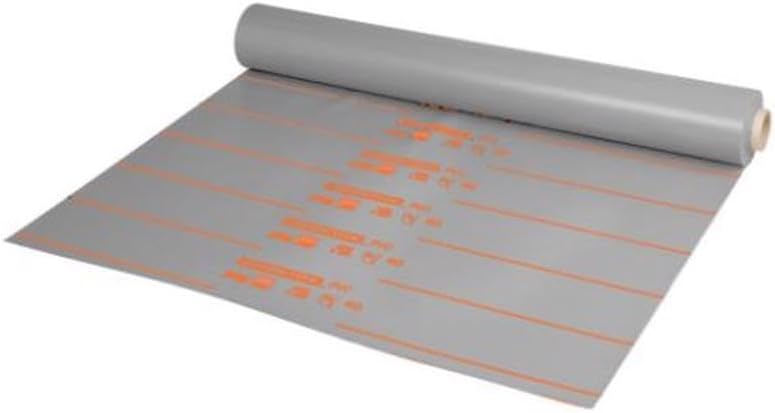 Water-Tite 83446 PVC Shower Pan Liner, 6-by-50-Foot Roll (300 Square Feet), 40-Mil Thick, Gray