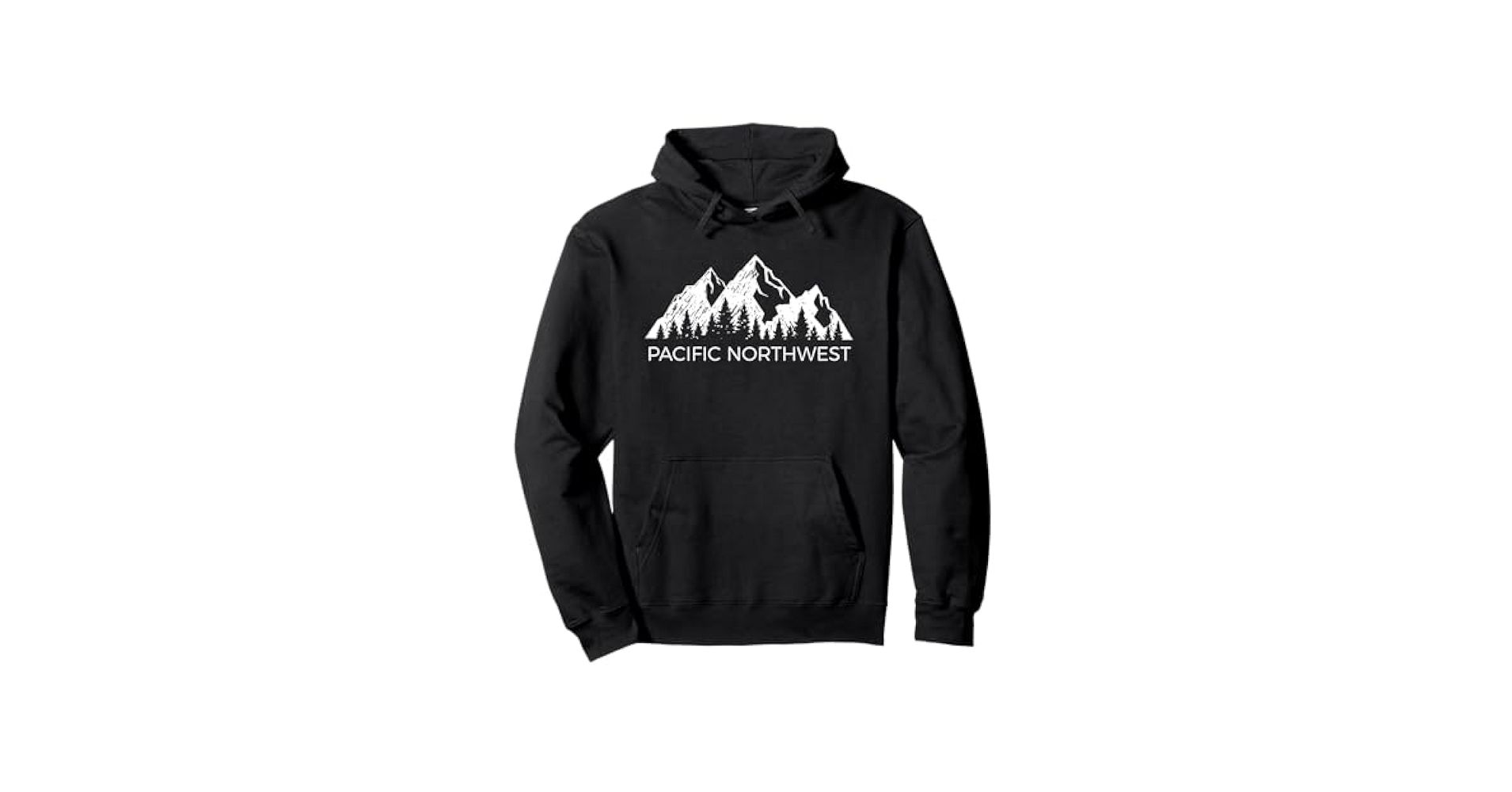Amazon.com: Pacific Northwest Hoodie Cool PNW Mountain