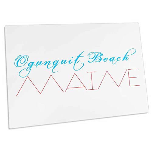3dRose American Beaches - Ogunquit Beach, Maine Desk Pad