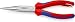 Produktbild Knipex Flachrundzange mit Schneide (Storchschnabelzange) schwarz atramentiert, mit Befestigungsöse zum Anbringen einer Absturzsicherung 200 mm (SB-Karte/Blister) 26 12 200 T BK