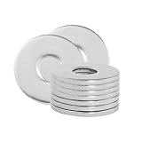 Zernmiarder M10 Stainless Steel Flat Washers - 30mm Outside Diameter, 304（18-8） Stainless Steel Washers Metal Washer for Screws Bolts, Pack of 10