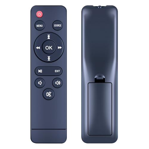 TRUCKON Neue Ersatzfernbedienung für DR.J Professional mini Projector P68 PJ0511 AK-40 AK-30 AK-50 PJ0911 DR.Q HI-04, für PANSEBA XNoogo Projector