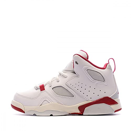 Jordan Fltclb Nike basket blanche et rouge garçon avec amorti dynamique