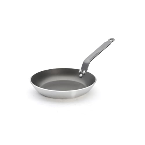 De Buyer - Poêle ronde antiadhésive CHOC en aluminium - Diamètre 24 cm -, Noir