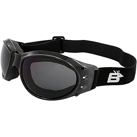 Birdz Eyewear Eagle Padded Motorcycle Airsoft Goggles with Smoked Anti Fog Lenses and Soft Micro Fiber Storage Bag These are Specially Made to Keep Dust Wind and Sweat Out of Your Eyes Cover