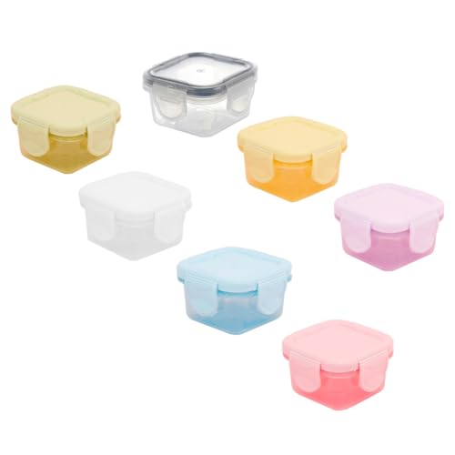 NUOLUX t[cP[X ٓ A\[Xۑ  ٓ 60ml ~jTCY q ٓ t[hRei ~j 킢 ۑe ` 6cm*6cm*4cm ①ɂɓ gїp RpNg WtJbve Hie