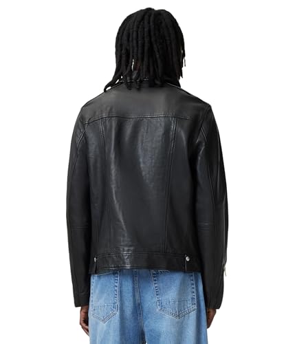 Men's Milo Leather Biker Jacket2