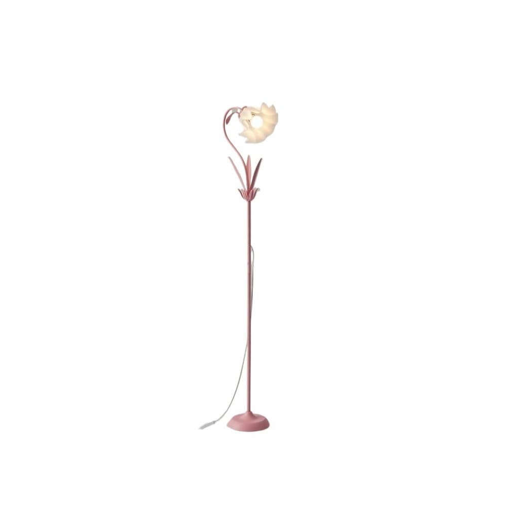 EINES Floor Lamp Tall Lamp Flower Floor Lamp Living Room Sofa Next to Vertical Lamp Minimalist Bedroom Bedside Lamp Decorative Table Lamp Vertical Industrial Lights(B)