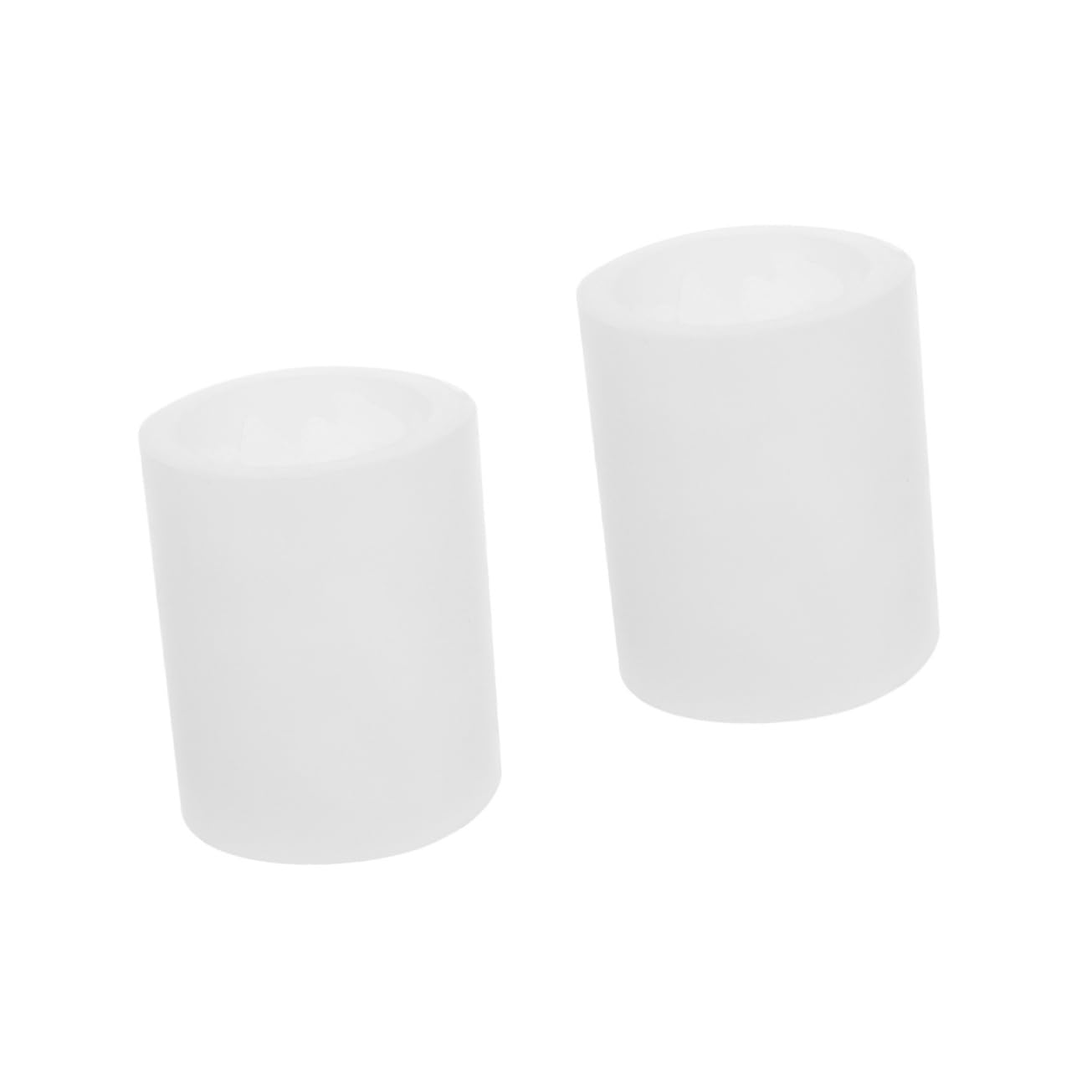 NUOBESTY 2pièces Moule Silicone Pour Bougie Aromatique Moule Décoratif Forme De Pour Créations Manuelles Et Personnalisés