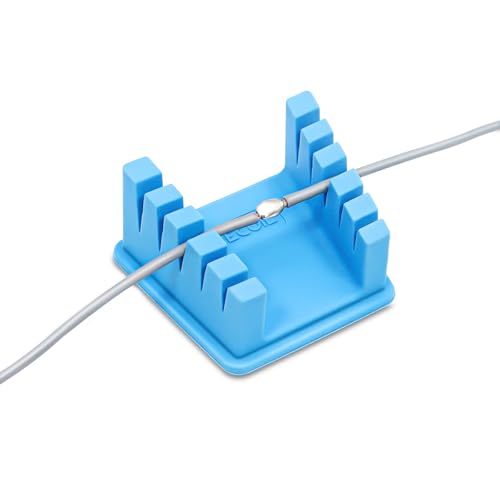 Recoil SWSS Silicone Soldering Wire Holder, Harness Holder, Wire Station, Wire Leads Stand for Soldering with Neo Magnets Base, Five Slots, Holds 30AWG to 12AWG Wires, High Temperature