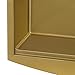 Ruvati 30-inch Matte Gold Workstation Kitchen Sink - Apron-Front Brass Tone Stainless Steel Kitchen Sinks with Brushed Finish hides scratches, Easy-to-Clean Undermount Sink - RVH9106GG