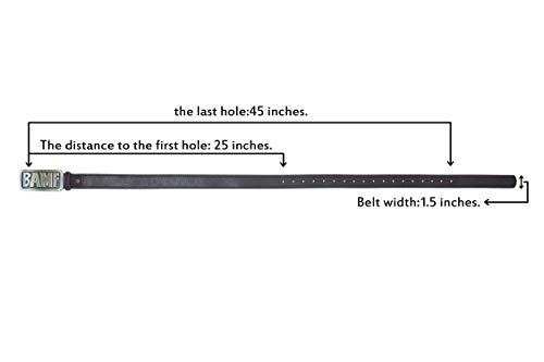 DAZCOS Adjustable Brown Cosplay Belt with Bronze4