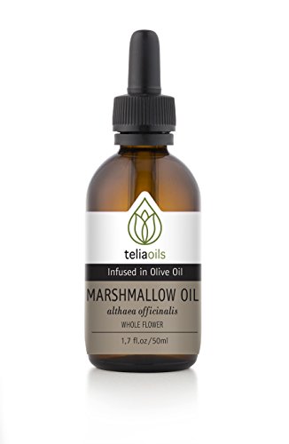 Marshmallow (Althaea Officinalis) Infused Oil Extract (Macerated Oil), 1.7 Fl Oz - 50 Ml/for Skin moisturizing and Anti-aging, Good for All Skin Types