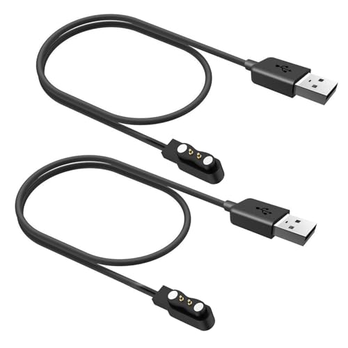 WalkerFit 2-Pack Smart Watch Charger Magnetic Compatible Smart Watch, IWD19/IDW26/IDW16/IDW13/ID208BT/IDW17/IDW21/208BT, and Other Smartwatchs with 2.5-3mm/0.1-0.12in Charging Spot Distance