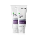Nosca9 Deep Pore Cleansing Foam for Sensitive Skin | Korean Skincare Face Wash with 17 Amino Acids, White Clay & Nano-retinal RX Complex | Deep Cleansing & Moisturizing (Pack of 2)