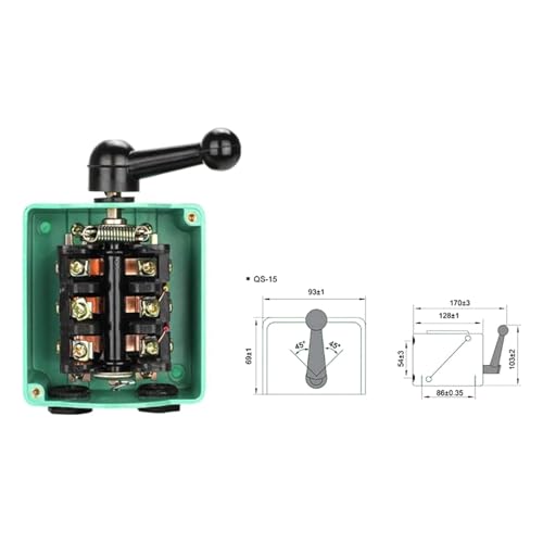 15A 380V Wasserdicht Staubdicht Einfach Betrieb Wendetrommel Drehschalter Motor