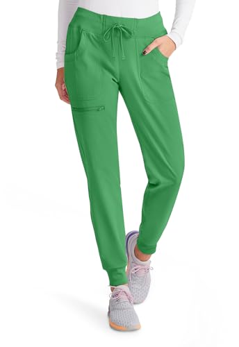 Heartsoul Women's Medical Scrub Jogger Pants Contemporary fit Drawstring waistband Jogger With 5 Pockets - HS030