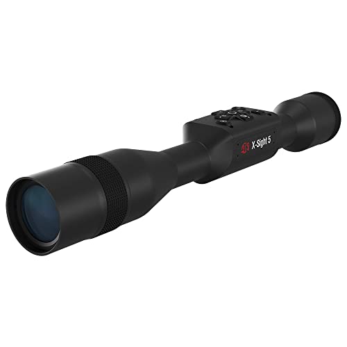 ATN X-Sight 5 Smart Day/Night Gen 5 Scope w/Ballistics Calc, 12MP...