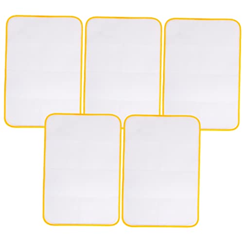 Amosfun Tappetino Da Stiro in Rete 5 Pezzi Protezione Da Stiro in Rete Non Mantieni I Tuoi Vestiti Al Sicuro Durante La Stiratura Casuale