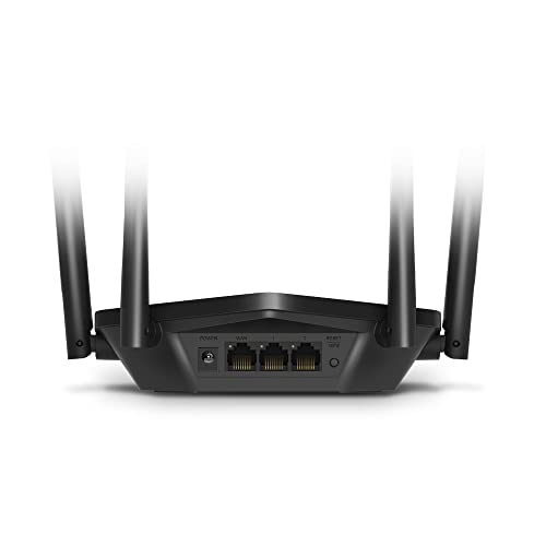 Mercusys MR60X AX1500 WiFi 6 Router | Dual Band 1500 Mbps Wireless 1.5 Gbps Gigabit Wi-Fi | OFDMA & MU-MIMO | 4× Multi-Directional high-gain... - Image 5