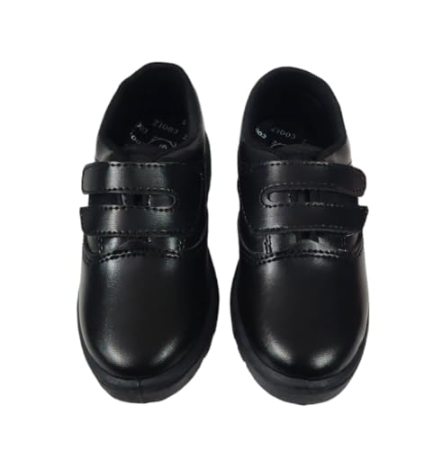 Image of Coolz Unisex Kids Black Formal School Uniform Shoes Deluxe Vel