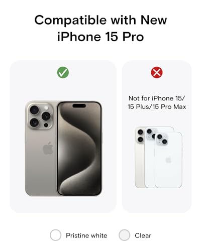 Coque pour iPhone 15 Pro MOFT MagSafe protection premium transparente claire
