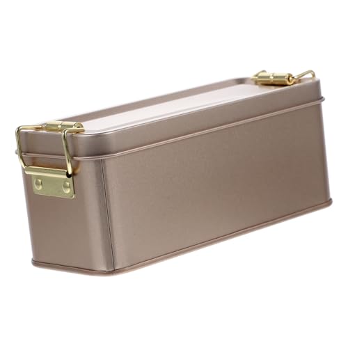 Garneck Vintage Tinplate Candy Box Multi-functional Storage Tin for Cookies Sweets Tea Candy Jars Lids Lid