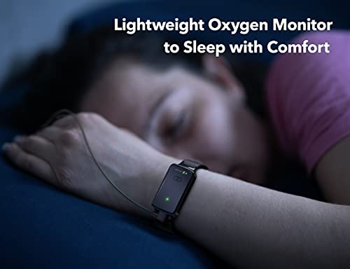 Emay Sleepo2 Wrist Oxygen Monitor With Silicone Probe | Wrist Pulse Oximeter For Overnight & Continuous Spo2 Tracking | Gives Summary Report & Raw Data #TOP2
