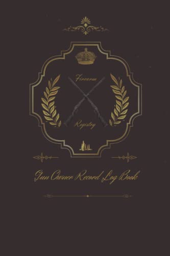 Firearm Registry Book: Gun Owner Record Logbook document, (Type, Caliber,