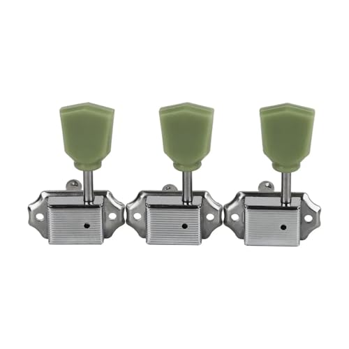 Set de 6 afinadores para guitarra 3L3R cromados miniatura 2