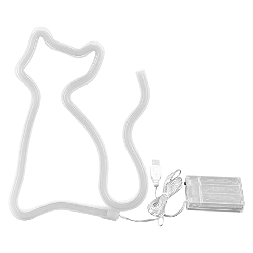 LED Neon Light Cat S, Decoración Colorida para Bodas, Fiestas y Decoración del Hogar