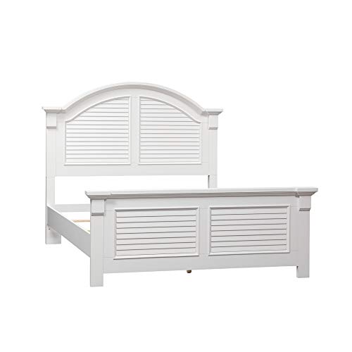 Liberty Furniture Industries Summer House I Queen Panel Bed, Oyster