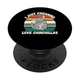 Photo Gallery retro cincillà i just freaking love cincillà amante popsockets popgrip intercambiabile Photo Gallery retro cincillà i just freaking love cincillà amante popsockets popgrip intercambiabile