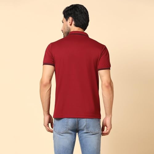 Image of INKKR Men's Soild Half Sleeve Polo T-Shirt Combo