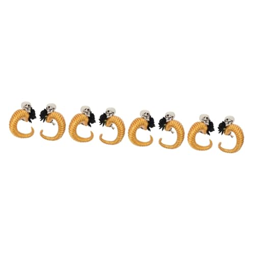 Pinces à cheveux corne de mouton pour coiffure thématique Halloween facile